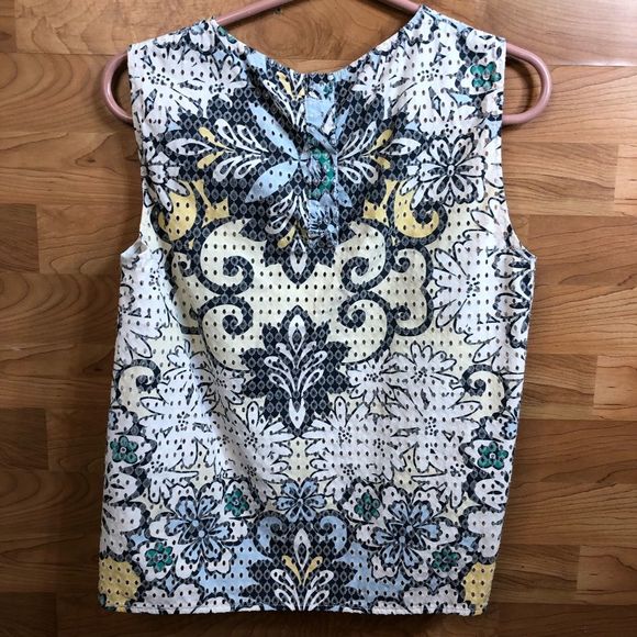 Zara Basic Size Small Sleeveless Crewneck Blouse with a Double Back snap… - Picture 2 of 8